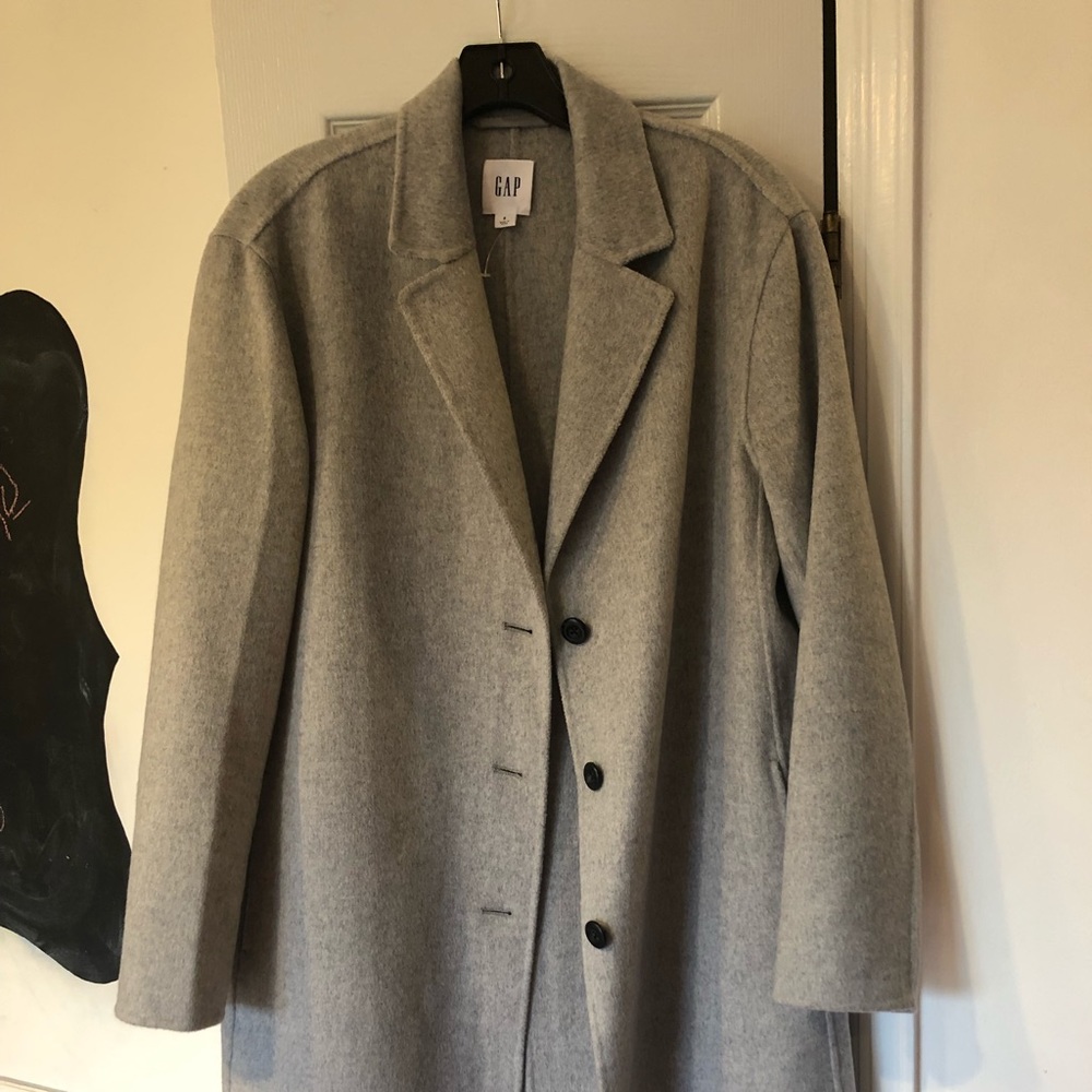 Gap wool long jacket